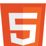 HTML5 logo in a clean, square design.