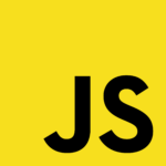 JavaScript logo in a square yellow design.